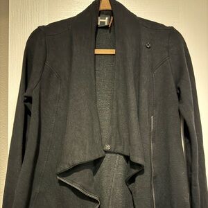 H by Bordeaux Black Knit Cardigan